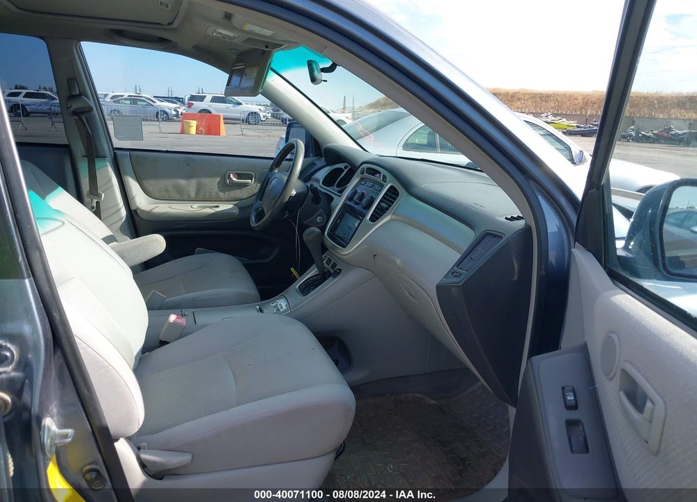 2007 TOYOTA HIGHLANDER V6 VIN: JTEEP21AX70230316