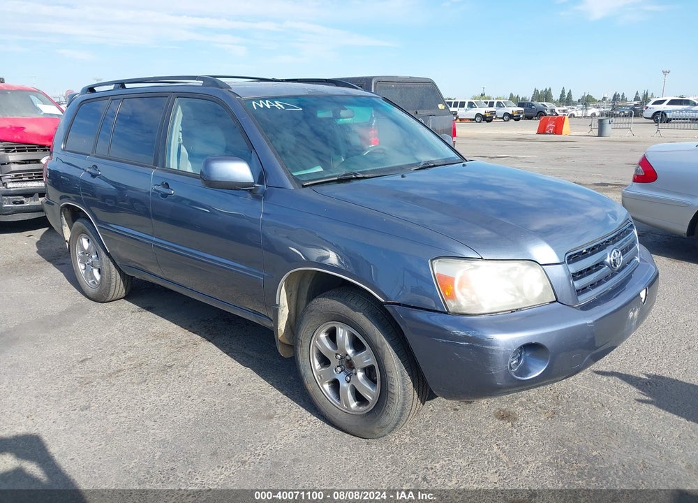2007 TOYOTA HIGHLANDER V6 VIN: JTEEP21AX70230316