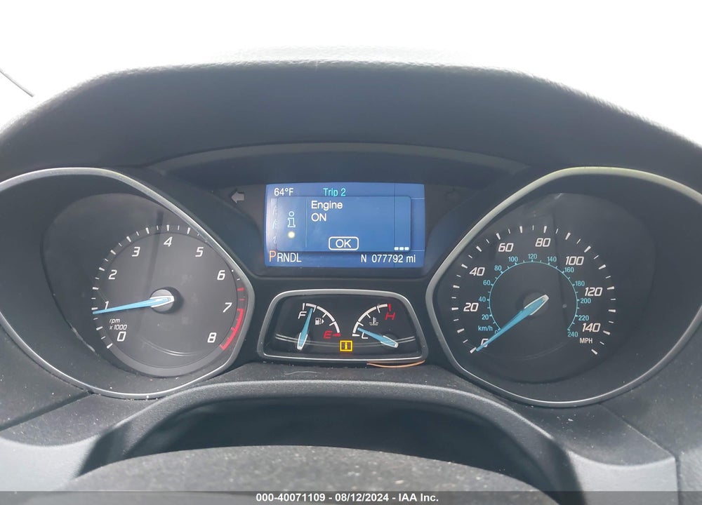 2014 FORD FOCUS SE VIN: 1FADP3F24EL139387
