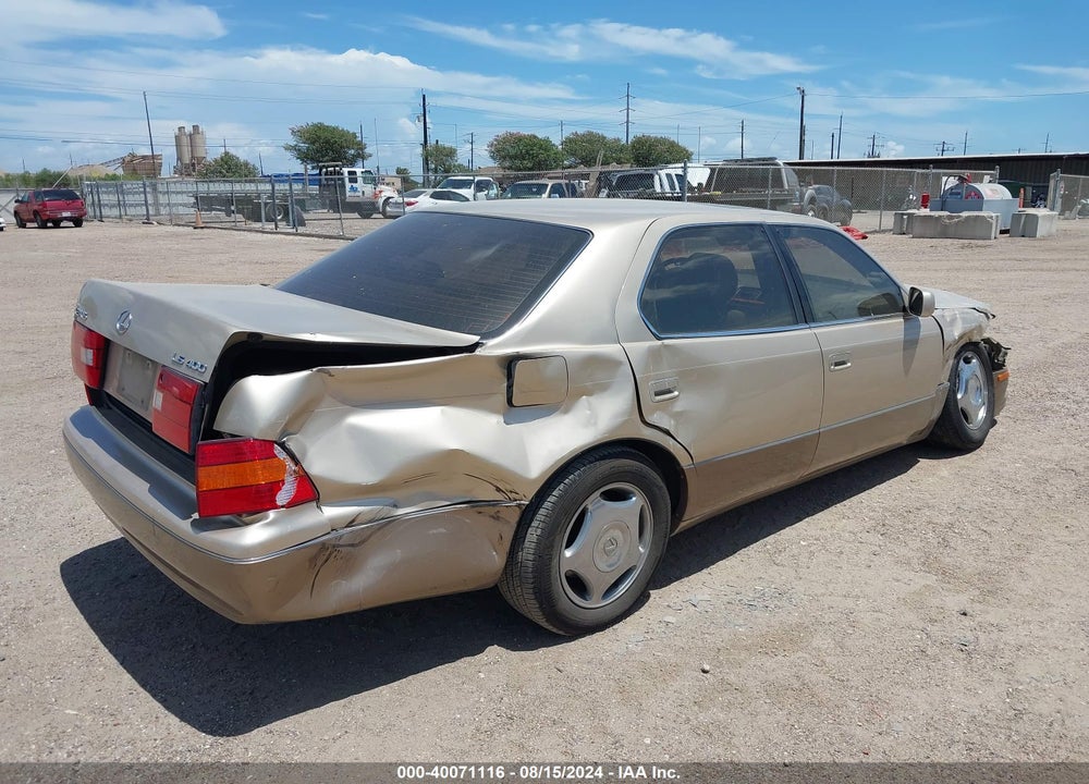 1999 LEXUS LS 400 VIN: JT8BH28F1X0142873