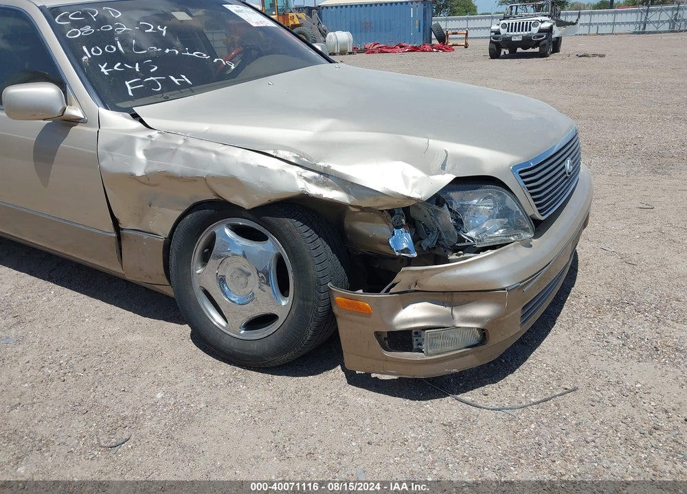 1999 LEXUS LS 400 VIN: JT8BH28F1X0142873