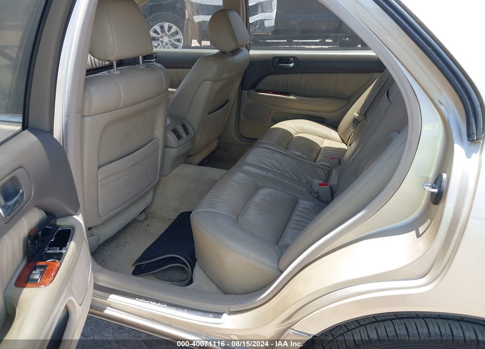 1999 LEXUS LS 400 VIN: JT8BH28F1X0142873