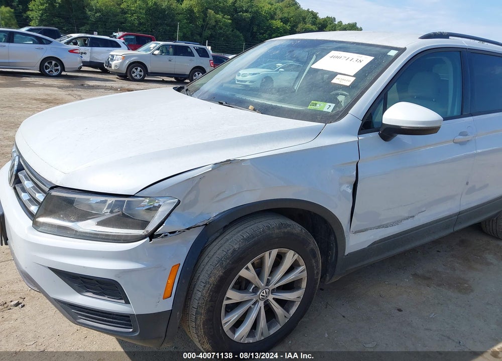 2018 VOLKSWAGEN TIGUAN 2.0T S VIN: 3VV0B7AX7JM123227
