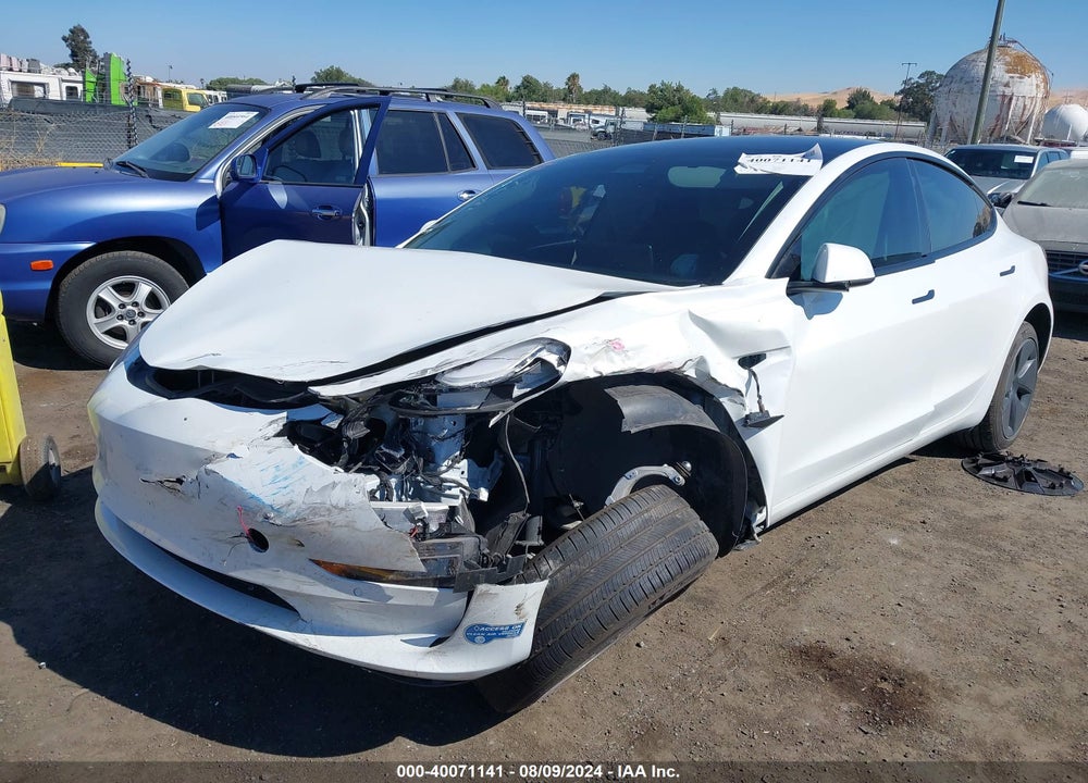 2021 TESLA MODEL 3 STANDARD RANGE PLUS REAR-WHEEL DRIVE VIN: 5YJ3E1EA5MF986414