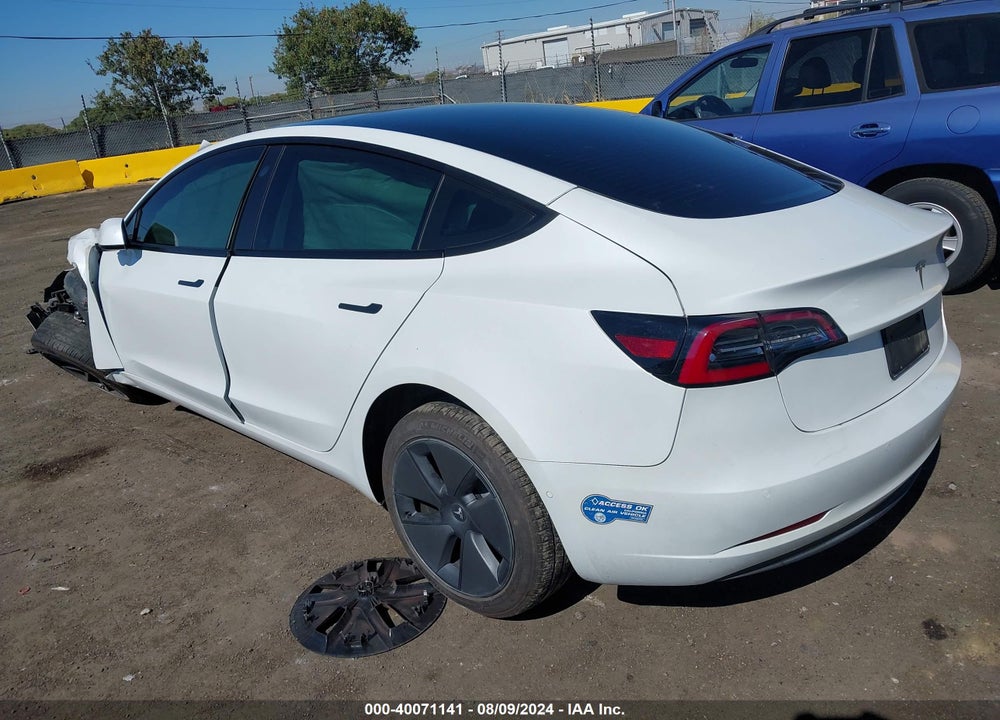 2021 TESLA MODEL 3 STANDARD RANGE PLUS REAR-WHEEL DRIVE VIN: 5YJ3E1EA5MF986414