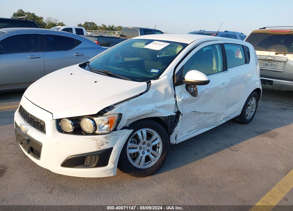 2014 CHEVROLET SONIC LT AUTO VIN: 1G1JC6SG6E4220437