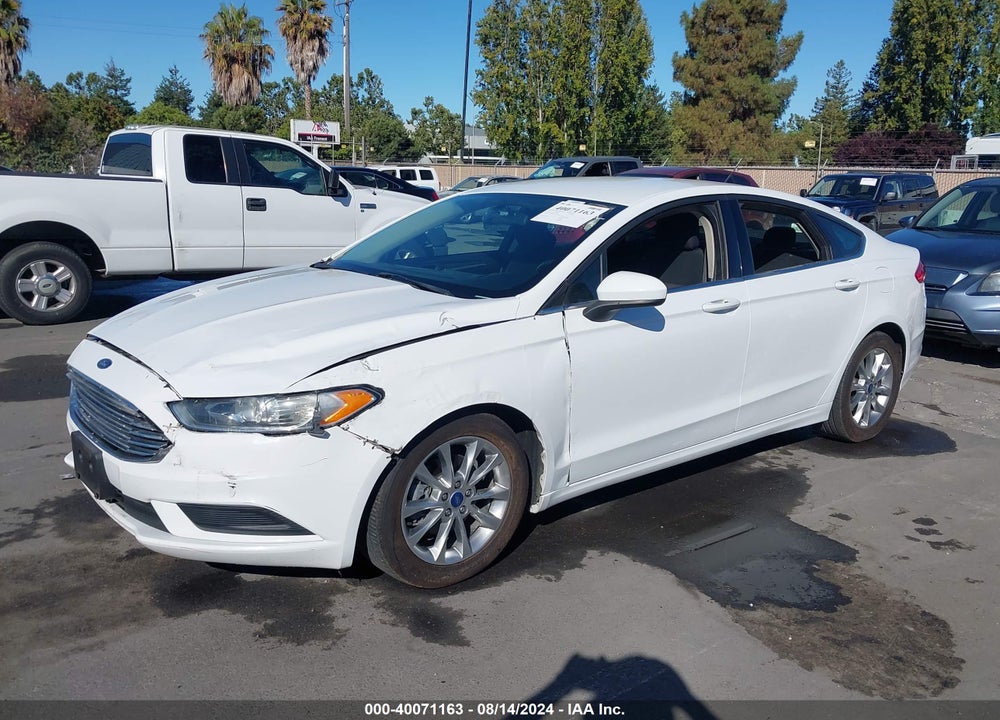 2017 FORD FUSION SE VIN: 3FA6P0HD9HR277423