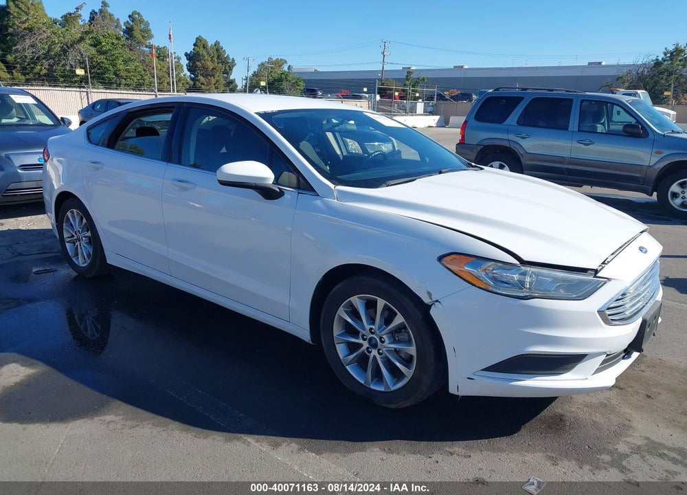 2017 FORD FUSION SE VIN: 3FA6P0HD9HR277423