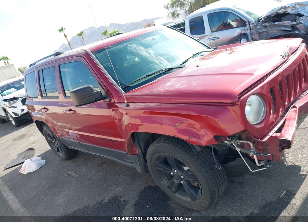 2015 JEEP PATRIOT ALTITUDE EDITION VIN: 1C4NJPBA7FD372261