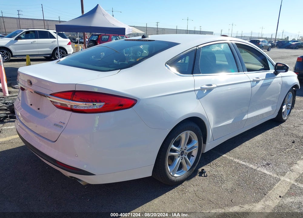 2018 FORD FUSION SE VIN: 3FA6P0HD3JR207633