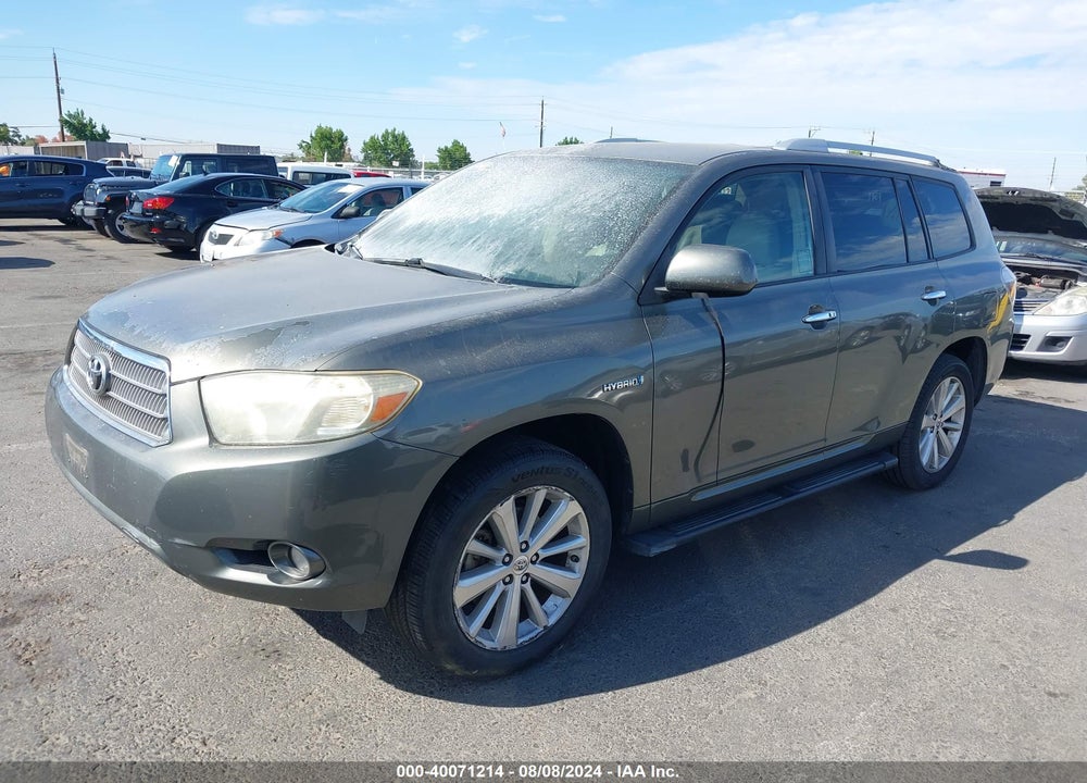 2008 TOYOTA HIGHLANDER HYBRID LIMITED VIN: JTEEW44A582002613
