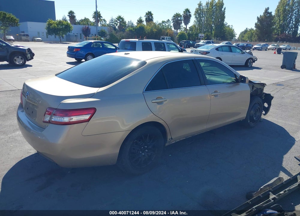 2010 TOYOTA CAMRY LE VIN: 4T1BF3EK4AU017201