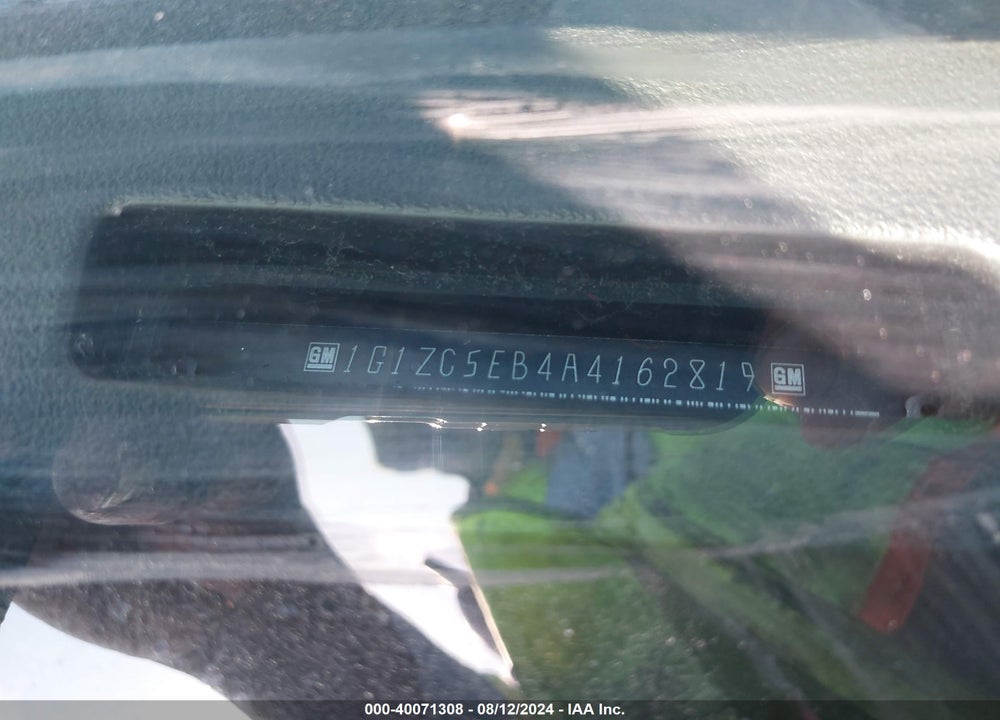 2010 CHEVROLET MALIBU VIN: 1G1ZC5EB4A4162819