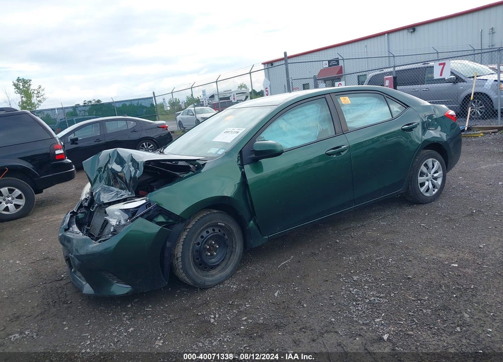 2015 TOYOTA COROLLA LE VIN: 2T1BURHE6FC297145