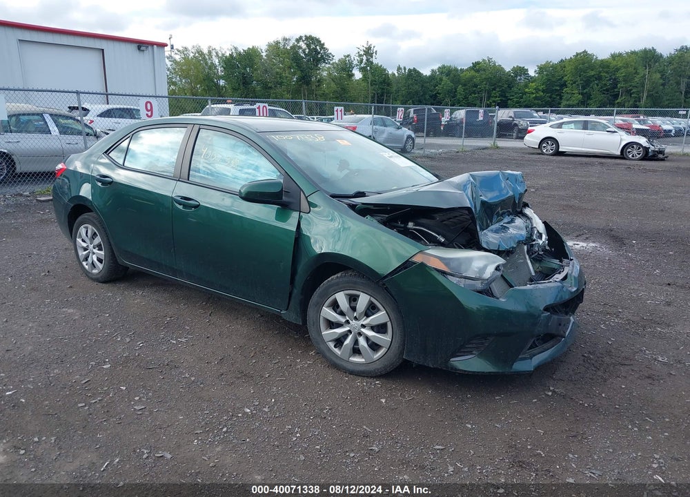 2015 TOYOTA COROLLA LE VIN: 2T1BURHE6FC297145