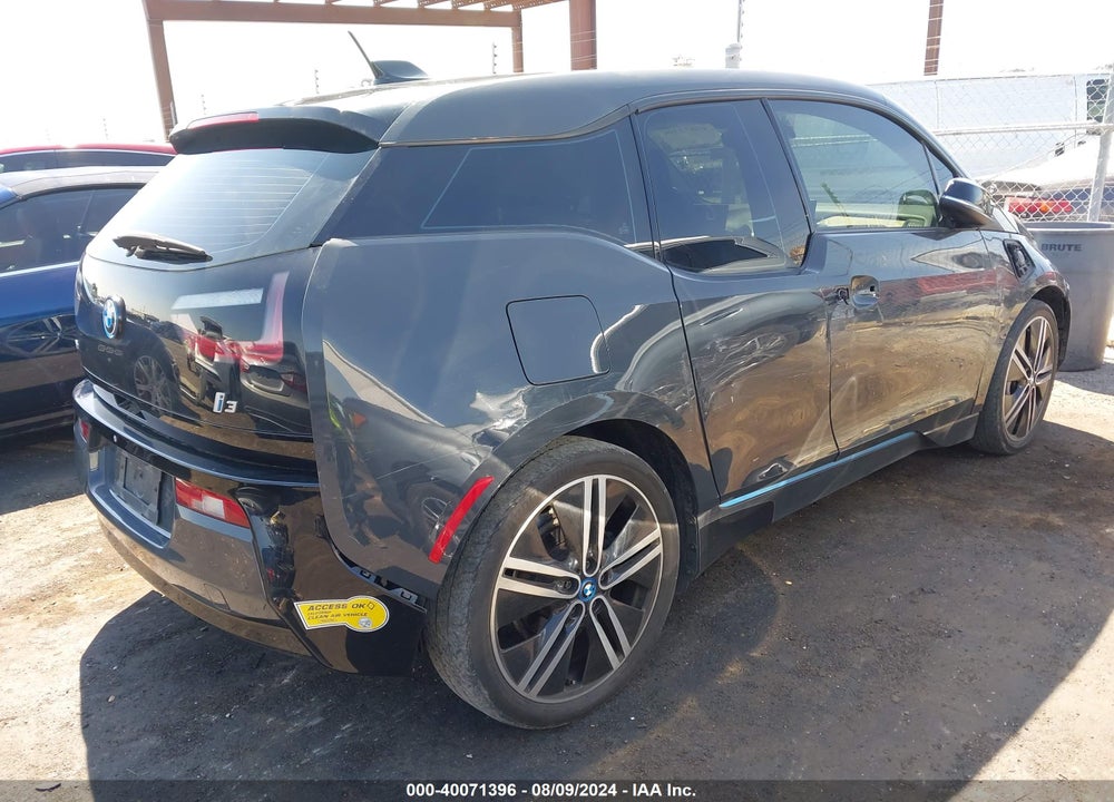 2015 BMW I3 REX VIN: WBY1Z4C54FV503114