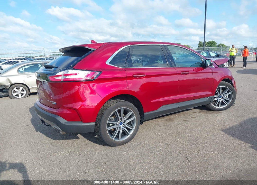 2019 FORD EDGE TITANIUM VIN: 2FMPK4K9XKBB76353