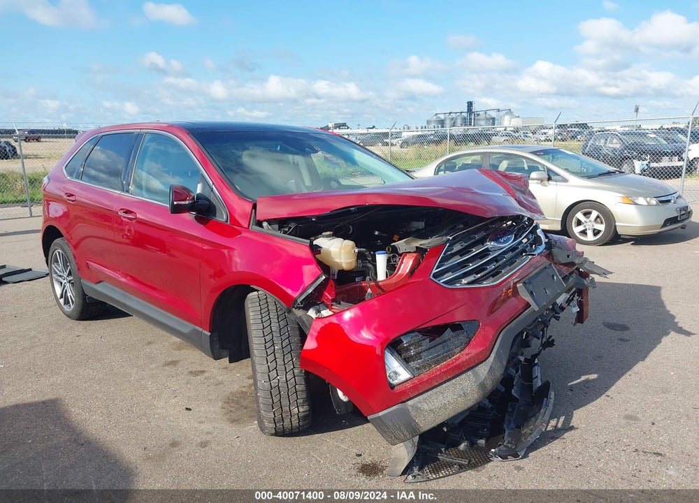 2019 FORD EDGE TITANIUM VIN: 2FMPK4K9XKBB76353