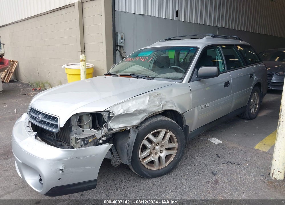 2004 SUBARU OUTBACK VIN: 4S3BH675547624217