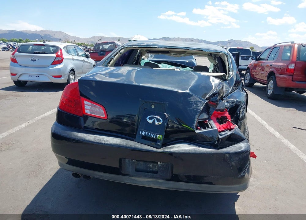 2003 INFINITI G35 BASE W/6 SPEED MANUAL/LUXURY/LUXURY LEATHER VIN: JNKCV51E63M000277