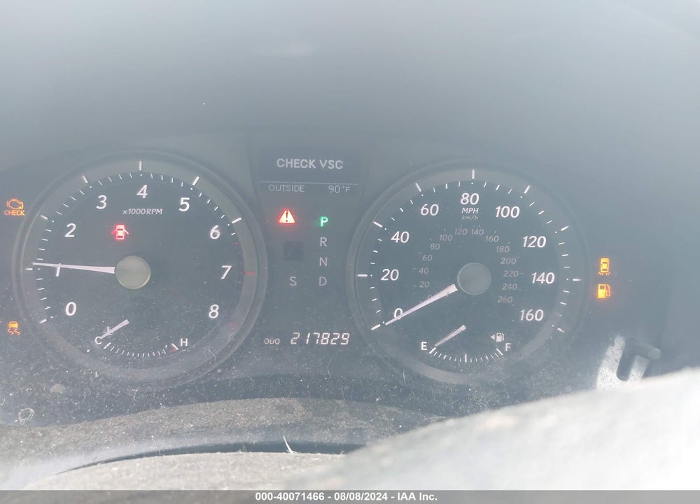 2007 LEXUS ES 350 VIN: JTHBJ46G772148807