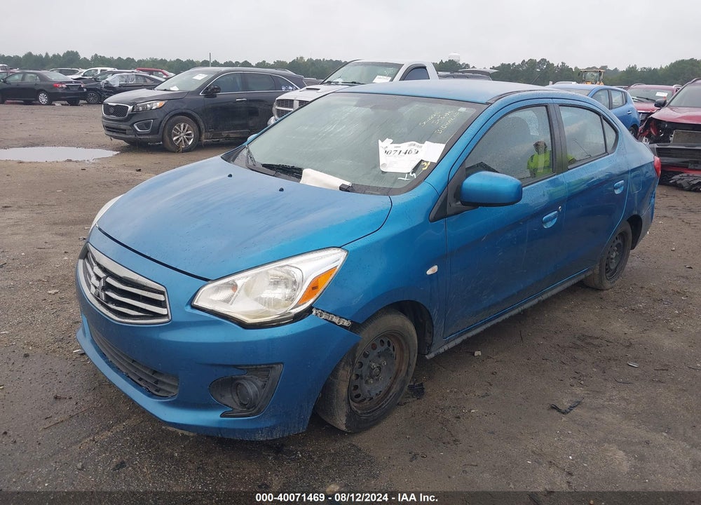2019 MITSUBISHI MIRAGE G4 ES VIN: ML32F3FJ7KHF18755