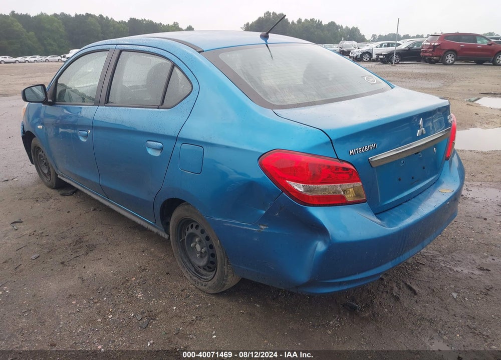 2019 MITSUBISHI MIRAGE G4 ES VIN: ML32F3FJ7KHF18755