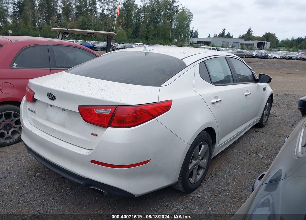 2015 KIA OPTIMA LX VIN: KNAGM4A72F5568832