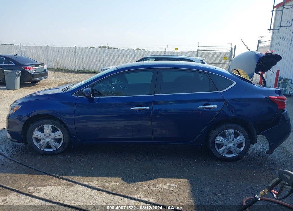 2017 NISSAN SENTRA SV VIN: 3N1AB7AP8HL661389