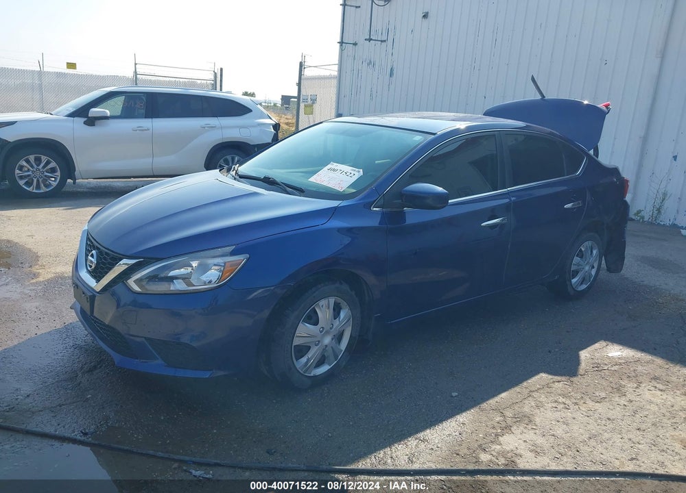 2017 NISSAN SENTRA SV VIN: 3N1AB7AP8HL661389