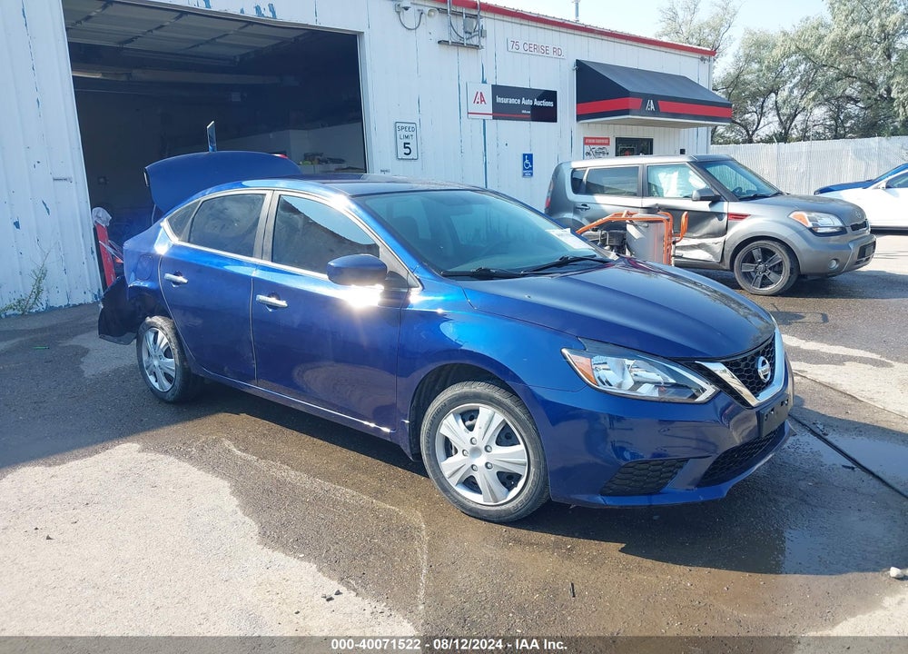 2017 NISSAN SENTRA SV VIN: 3N1AB7AP8HL661389