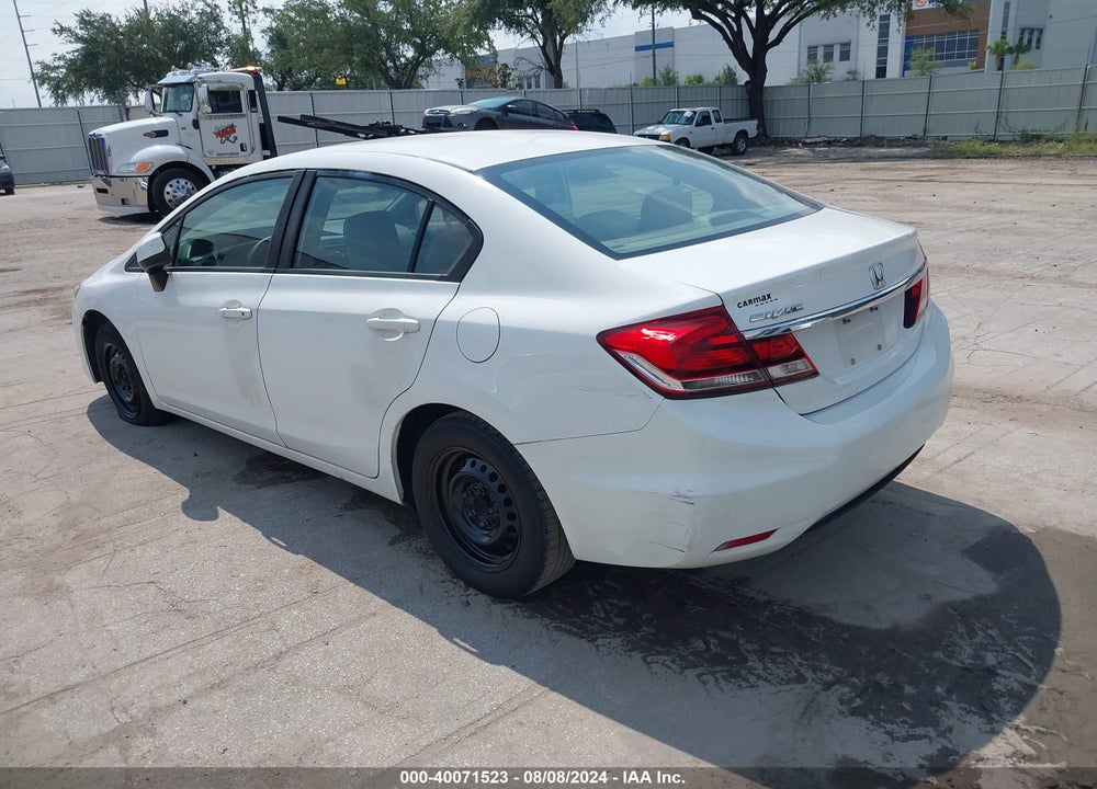 2013 HONDA CIVIC LX VIN: 19XFB2F55DE006182