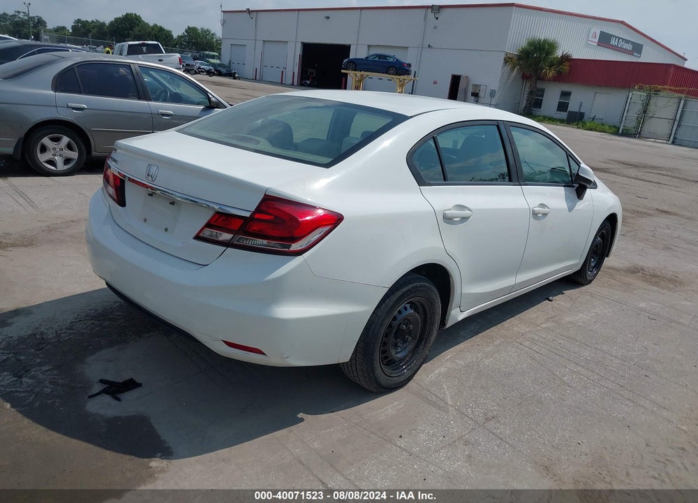 2013 HONDA CIVIC LX VIN: 19XFB2F55DE006182