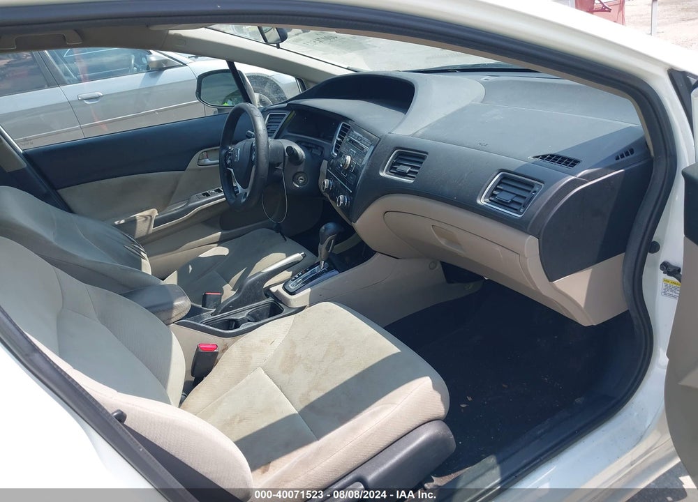 2013 HONDA CIVIC LX VIN: 19XFB2F55DE006182