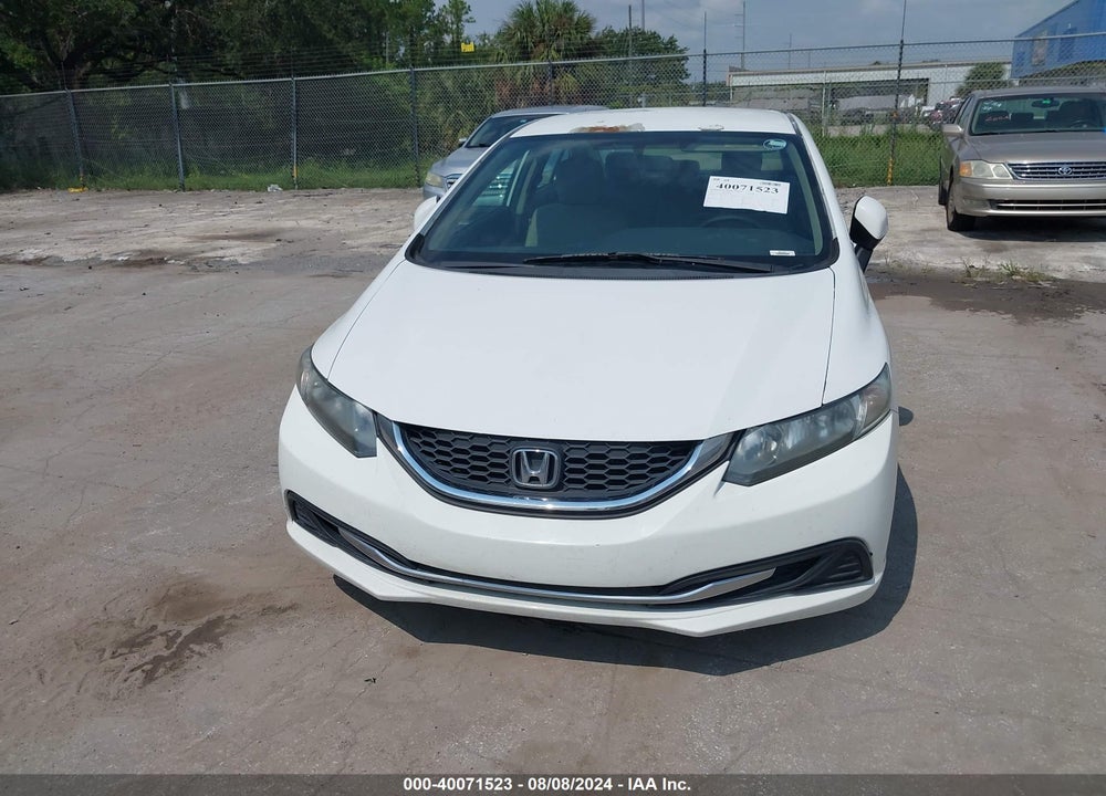 2013 HONDA CIVIC LX VIN: 19XFB2F55DE006182