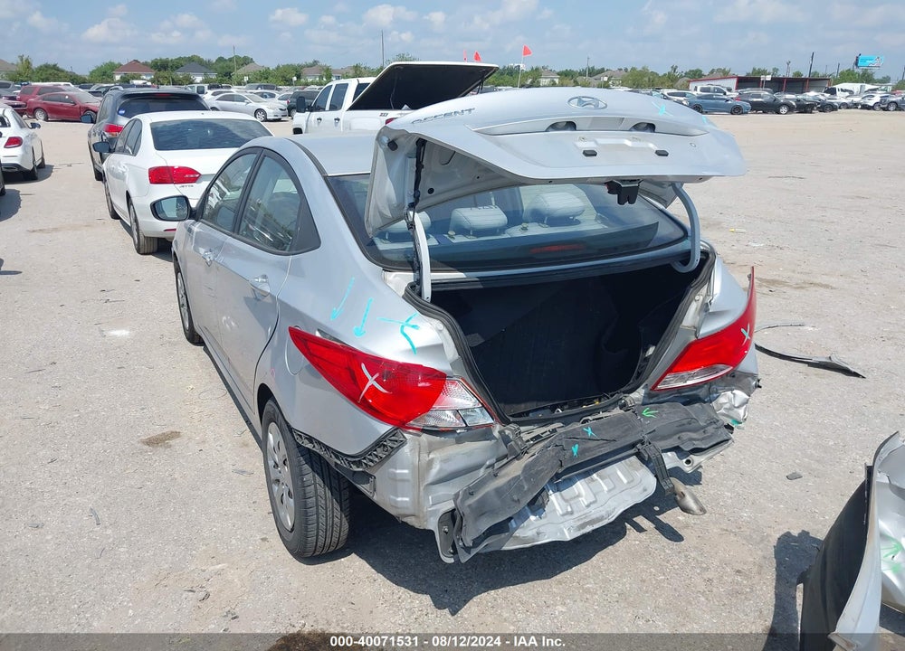 2017 HYUNDAI ACCENT SE VIN: KMHCT4AE6HU265530