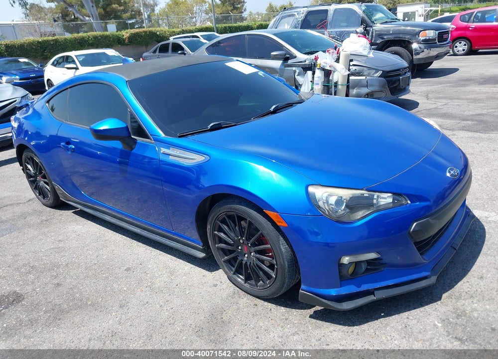2015 SUBARU BRZ SERIES.BLUE VIN: JF1ZCAC18F9600493