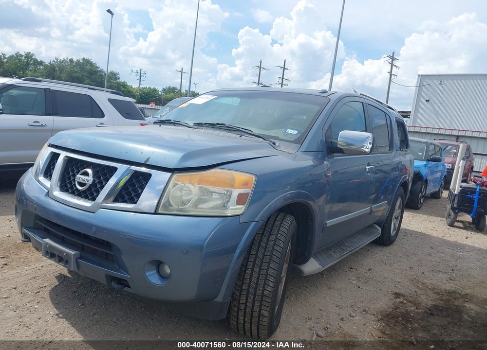 2012 NISSAN ARMADA PLATINUM VIN: 5N1BA0ND3CN616778