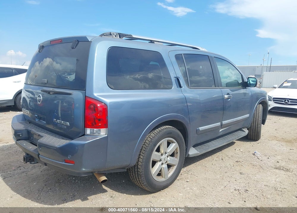 2012 NISSAN ARMADA PLATINUM VIN: 5N1BA0ND3CN616778