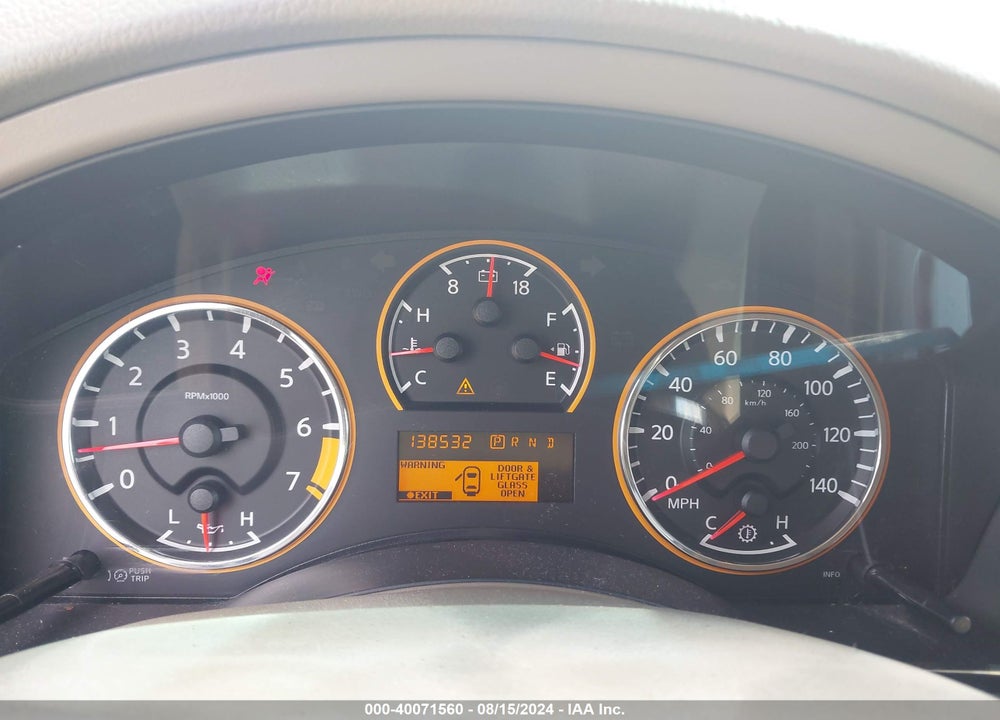 2012 NISSAN ARMADA PLATINUM VIN: 5N1BA0ND3CN616778