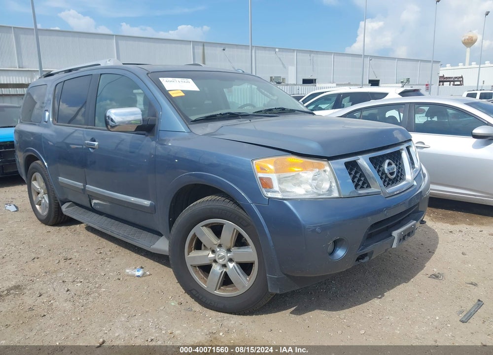 2012 NISSAN ARMADA PLATINUM VIN: 5N1BA0ND3CN616778