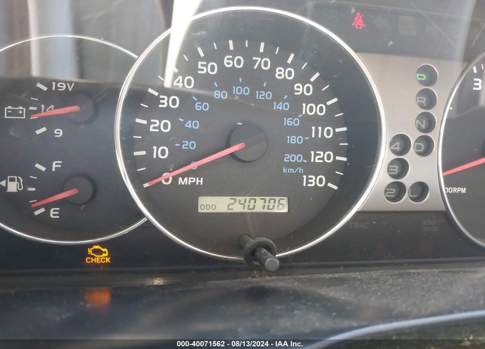 2003 TOYOTA LAND CRUISER BASE (A5) VIN: JTEHT05J932042604