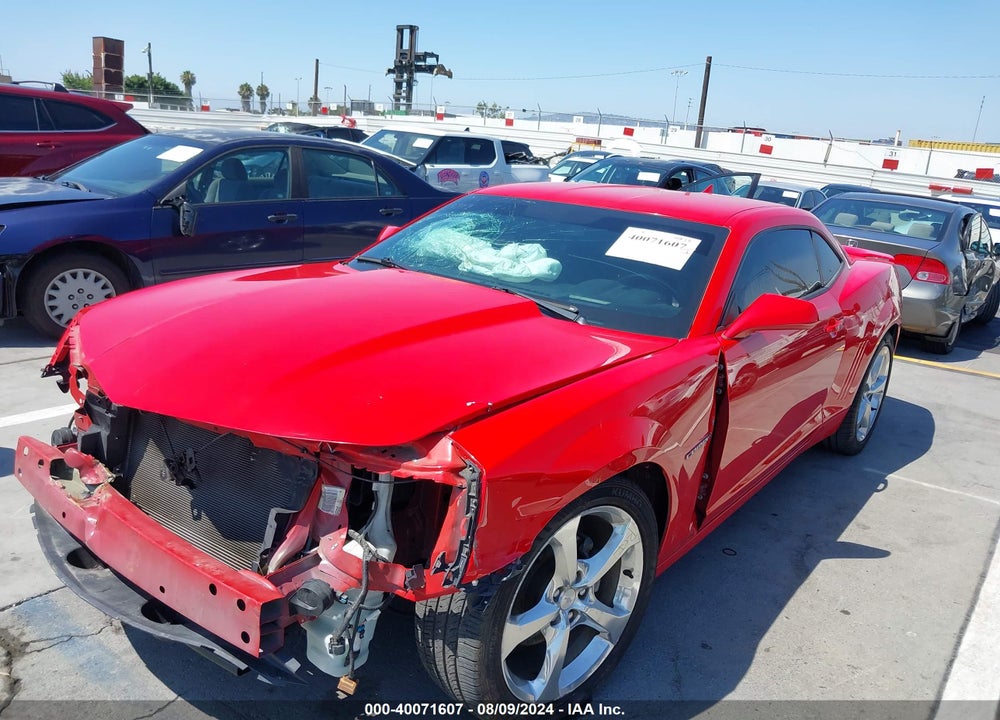 2015 CHEVROLET CAMARO 2LT VIN: 2G1FF1E3XF9298761