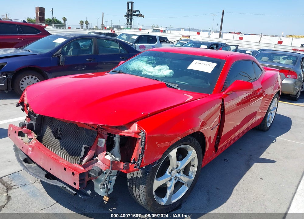 2015 CHEVROLET CAMARO 2LT VIN: 2G1FF1E3XF9298761
