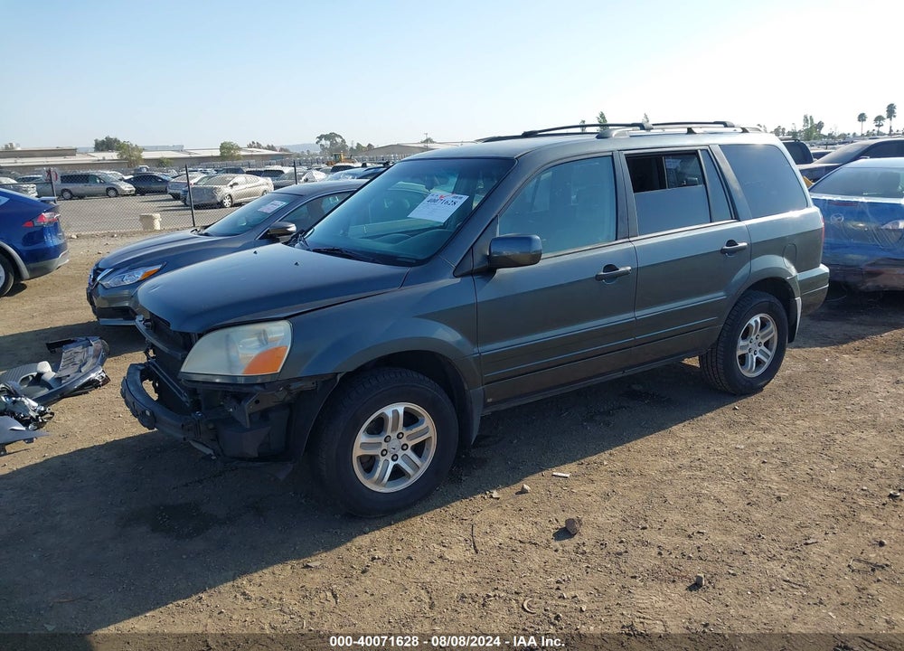 2003 HONDA PILOT EX-L VIN: 2HKYF18543H596938
