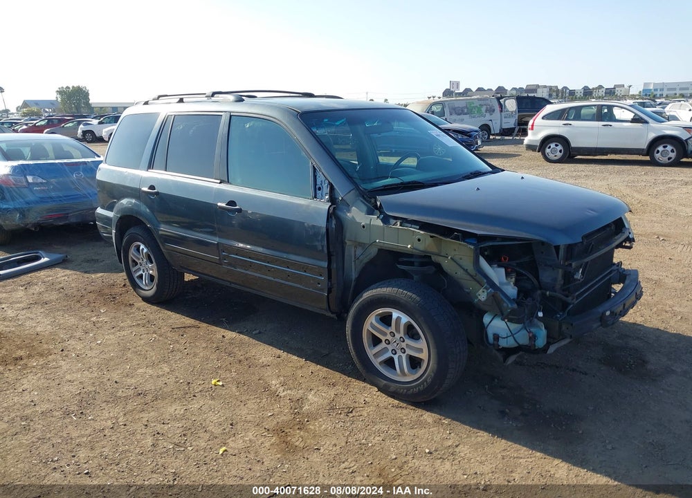 2003 HONDA PILOT EX-L VIN: 2HKYF18543H596938