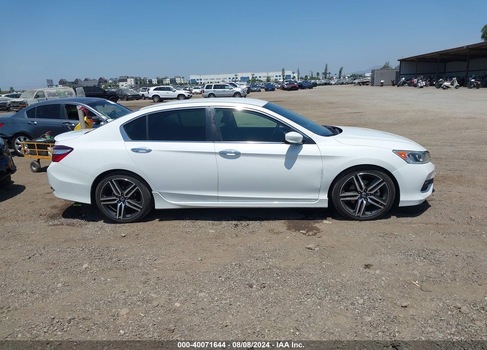 2016 HONDA ACCORD SPORT VIN: 1HGCR2F64GA167011