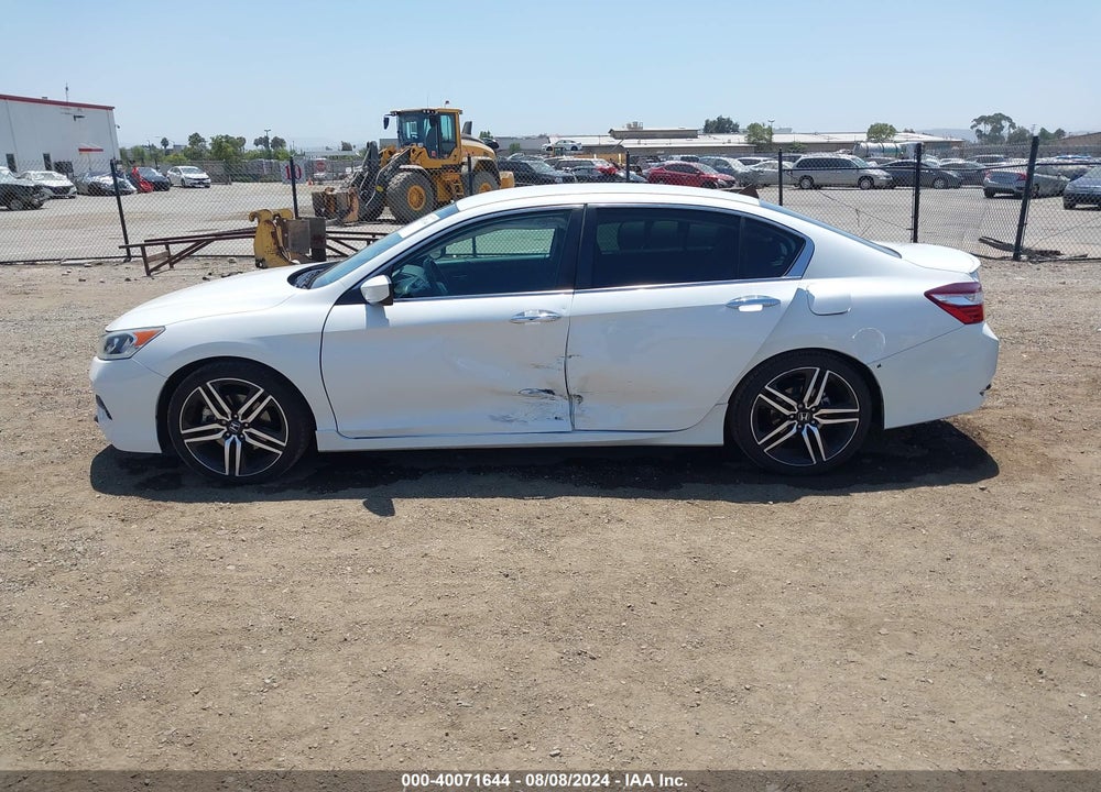 2016 HONDA ACCORD SPORT VIN: 1HGCR2F64GA167011