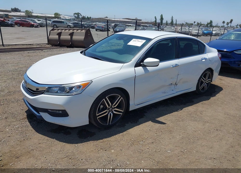 2016 HONDA ACCORD SPORT VIN: 1HGCR2F64GA167011