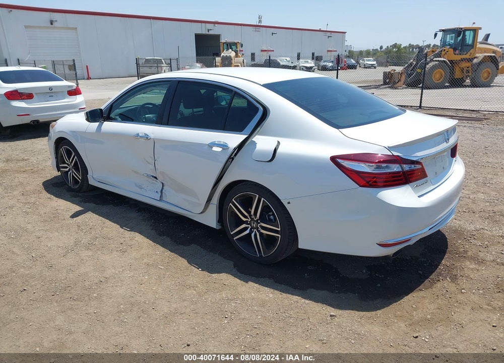2016 HONDA ACCORD SPORT VIN: 1HGCR2F64GA167011